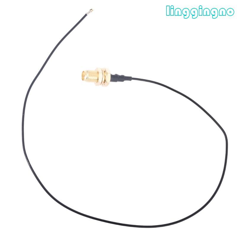 RR 32 ซม.12 6in MHF4 ถึง RPSMA 0 81 มม.RFPigtail สายเสาอากาศสําหรับ M 2 WiFi การ์ด AX210 AX200 9260N
