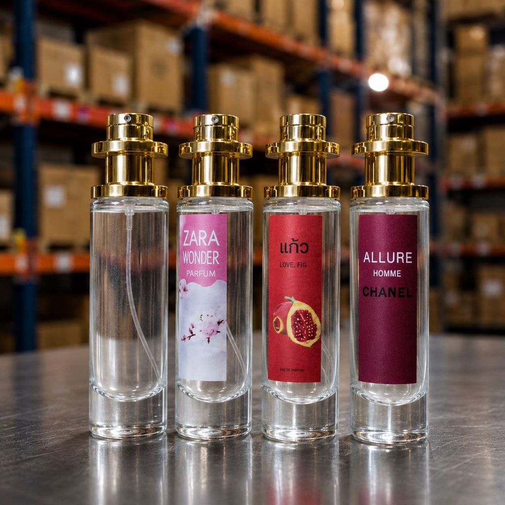 น้ำหอมกลิ่น อาลัวน้ำตาล ปีโป้ ซากุระ ฟักข้าว กลิ่นหอมติดทนนาน ปริมาณ 35 ml