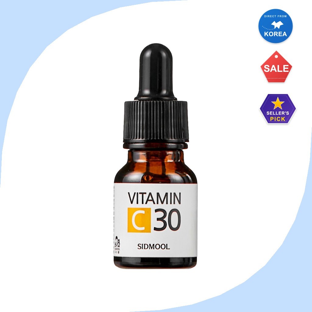 [SIDMOOL] Vitamin C 30 Dark Spot Whitening Ampoule, 13g, 1pc / Korean Ampoule / Dark Spot Corrector 