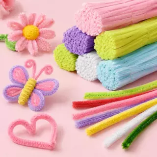 เส้นดัด DIY 8 มม. 20/50/100 เส้น หลายสี ดัดขึ้นรูปง่าย ทำดอกไม้งานฝีมือ สำหรับมือใหม่ พร้อมส่ง COD