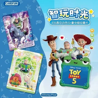 Card.Fun Toy Story 5 Disney Deluxe Edition การ์ดสะสม - สินค้าอนิเมะ Smart Play Time (1 กล่อง = 30 แพ็ค)