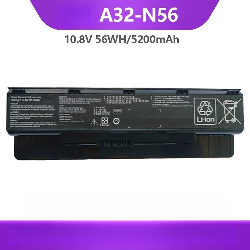 Suitable for ASUS N56DY N56J N56JR N56VZ N56DY N76V A32-N56 laptop battery