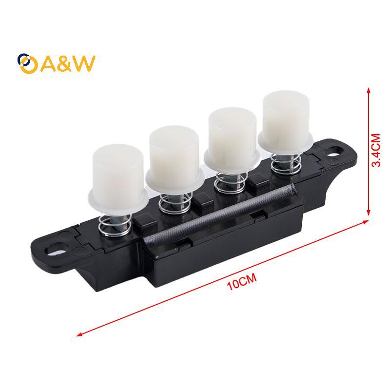 A&W 250V 4Push ปุ่มเปียโนประเภท Key Board Switch สําหรับ Plug-in พัดลมไฟฟ้าพัดลมตั้งพื้น