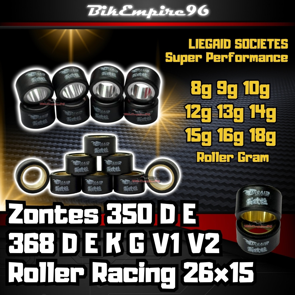 Zontes 350D 350E 368D 368E 368K 368G V1 V2 Roller CVT Pulley Roller 26*15 (8G/9G10G/12G/13G/14G/15G/