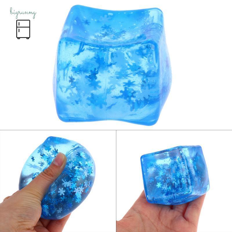 [BRN] เกล็ดหิมะก้อนน้ําแข็งช้า Rising Sensory Fidget ของเล่นก้อนน้ําแข็งนุ่มความเครียดบรรเทาบีบของเล่นมือออกกําลังกาย Calming เครื่องมือ TH