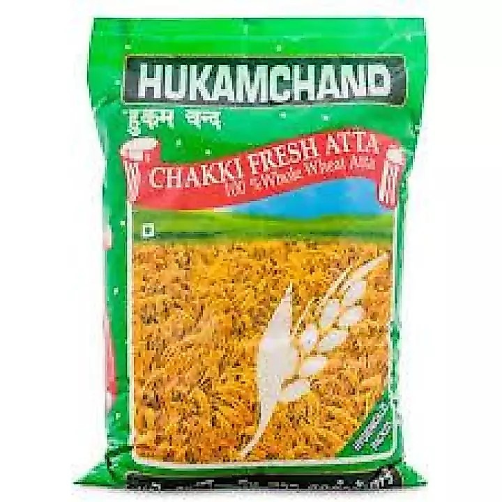 Rajdhani / Hukumchand/ Fortune Chakki Fresh Atta (Whole Wheat Flour) แป้งโฮลวีต 5 KG