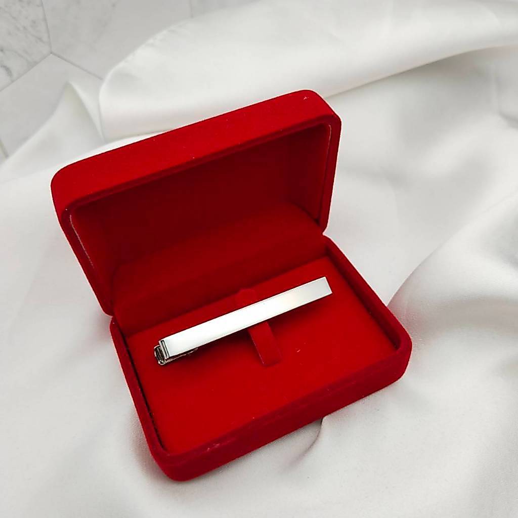 กล่องใส่ที่หนีบเนคไทด์​ กล่องใส่ไทด์คลิป tie clip กล่องของขวัญ tie clip box (ไม่รวมคลิป)
