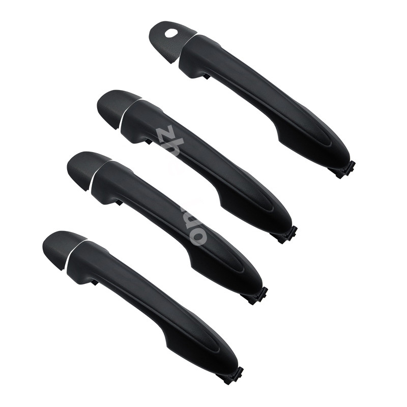 มือจับประตูด้านนอกสีดํา อะไหล่เบอร์ 69210-0K200 สําหรับ Toyota Hilux Revo / Vios ปี 2015-2020.