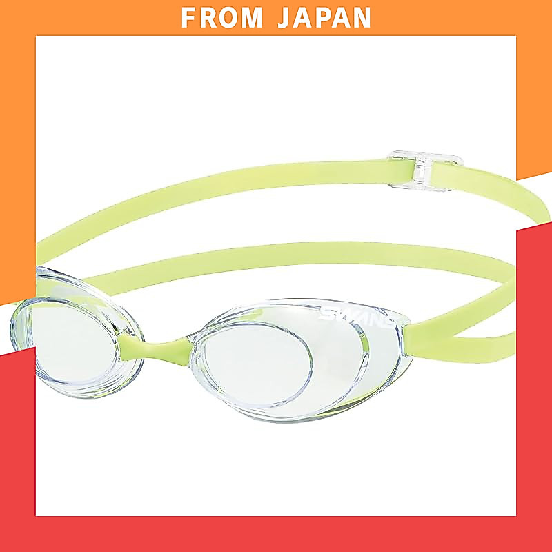 SWANS Sniper SR-10M Japanese-Made Swimming Goggles - Racing, Non-Cushion, FINA Approved, for Ages