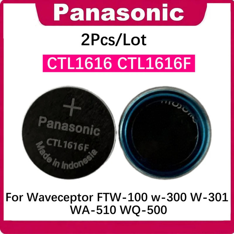 2 ชิ้น/ล็อตใหม่ Original Panasonic CTL16 CTL1616F แบตเตอรี่ชาร์จสําหรับ Waveceptor FTW-100 W-300 W-3