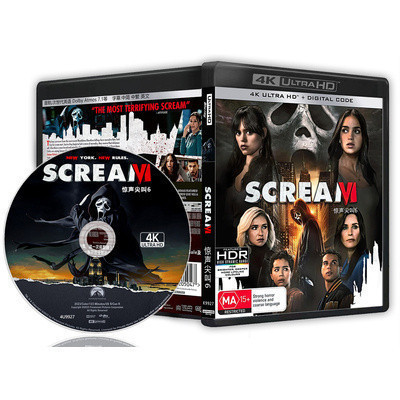 [ภาษาอังกฤษ] ภาพยนตร์ Blu-ray HD 4K UHD 1080Ps Scream 6