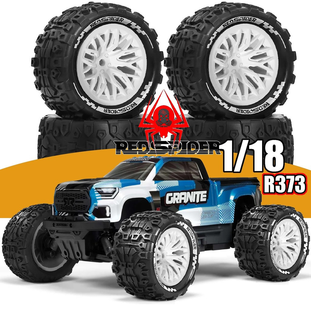 4 ชิ้น 75 มิลลิเมตร 12 มิลลิเมตร Hex Monster รถบรรทุกยางสําหรับ 1/16 1/18 ARRMA 2 วินาที TYPHON GROM