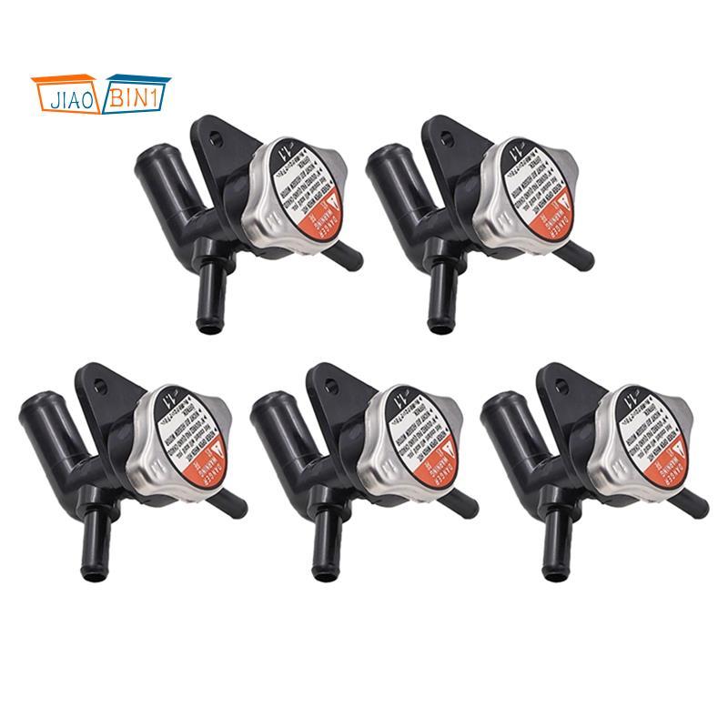 ระบบระบายความร้อนหม้อน้ําหมวก 5PCS Filler คอเปลี่ยนชุดสําหรับ 5 6 2.3L L4 2006-2010 Part ตัวเลข LFB7