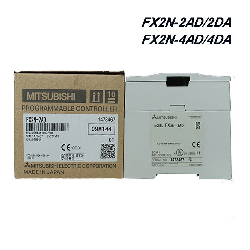 Mitsubishi Module FX2N-4DA 4AD FX2N-2DA 2AD FX2N-4AD-TC PT ในสต็อก Fast ship 100% ใหม่ original FX2N