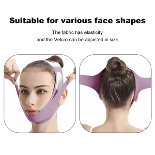 V-Shaped Face Lifting Bandage Double Chin Cheek Lifting Up Anti Wrinkle Sleep Mask