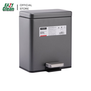 ถังขยะ Soft close ถังขยะสแตนเลส แบบเหยียบ 6/15 ลิตร ปิดนุ่มน…