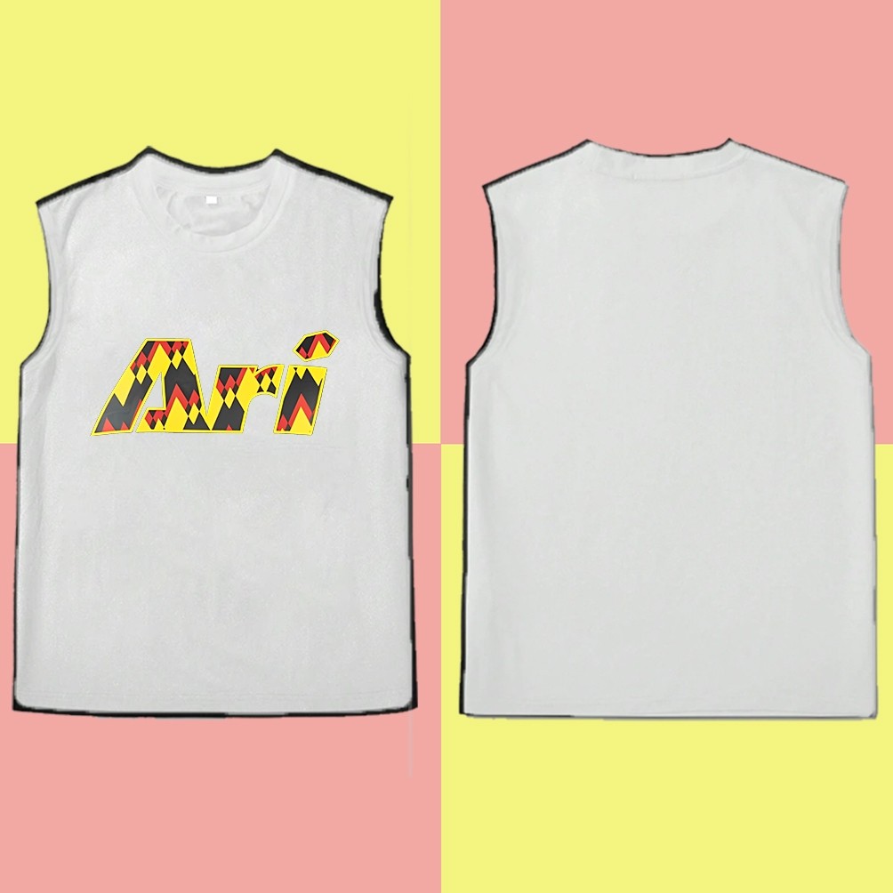 【พร้อมส่ง】 Ari Football Casual Round Neck Neutral Sports vest Ari Football Pattern Printed Adult le 