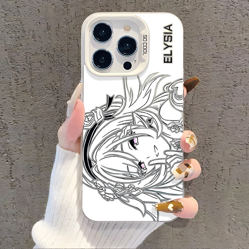 เคส Iphone Samsung Vivo ที่รองรับพร้อมภาพ Elysia Honkai Impact 3 พร้อมเอฟเฟกต์ IMD IT579