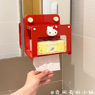 ชั้นเก็บของคิตตี้คิตตี้ ชั้นวางทิชชู่ ห้องน้ํา ติดผนัง กล่อง…