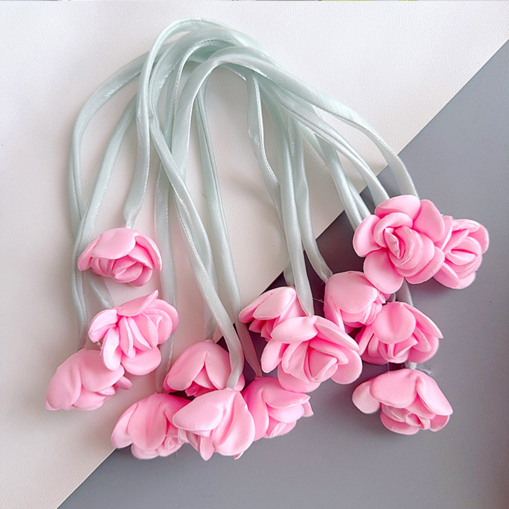 อุปกรณ์ตกแต่งดอกไม้ผ้า double-headed lily bud – ใช้สำหรับทำจี้เครื่องประดับและงานฝีมือ ราคา ถูกที่สุด ดีลบีเคเค แกลเลอรีภาพที่ 8