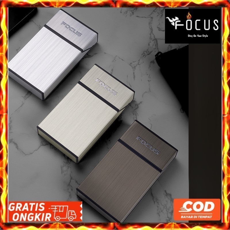 FOCUS FIRETRIC RKK BOX 20 ช่อง/กันน้ํา CIGARETTE ROD CONTAINER สําหรับห่อกลางแจ้งแบบพกพา