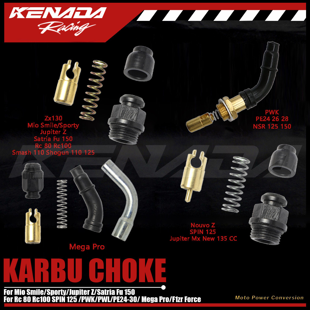 คาร์บูเรเตอร์ choke Mio Smile/Sporty/Jup Z/Satria Fu 150/Rc 80 Rc100/Zx130/Smash 110 Shogun 110 125 