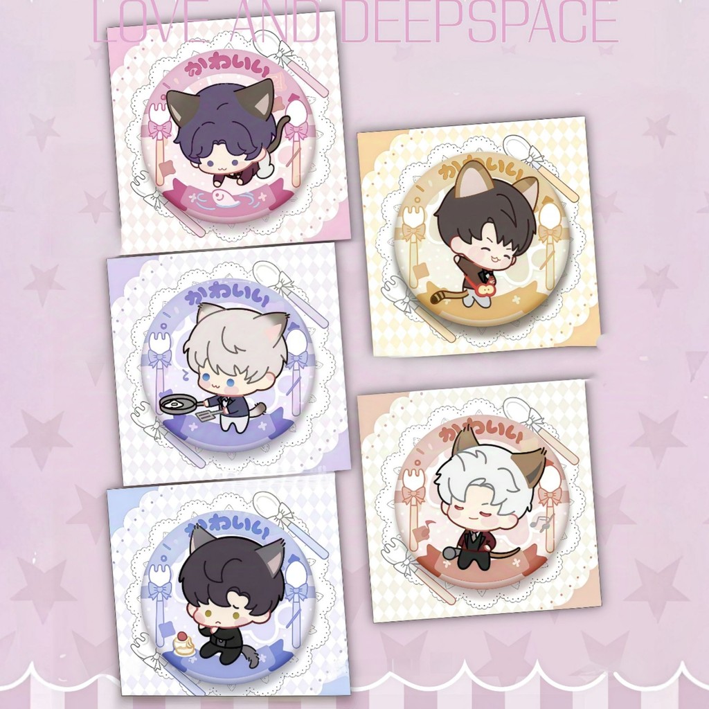 优质质面空边全身质拼图猫高 Investive 超可爱背包挂件套装风Love and Deep Space Surrounding Full Staff Q Edition Cats with Hig