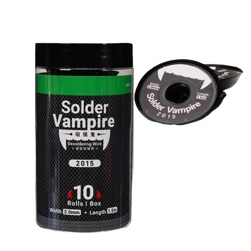 Exhila Desolder Desoldering Braid Wick Wire Desolder Solder Sucker Desoldering Wick