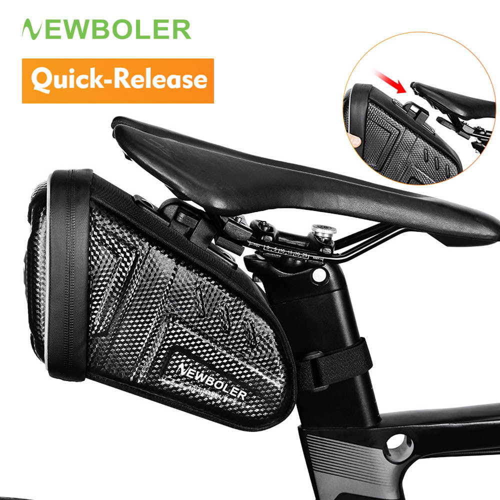 Newboler 2.5L EVA Hard Shell ที่นั่งอานจักรยานสำหรับเด็กแบบกันน้ำ พร้อมระบบสะท้อนแสง เหมาะสำหรับ MTB และจักรยานเสือหมอบ