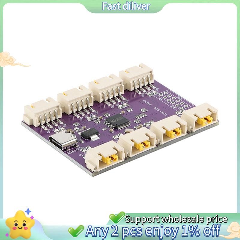USB to TTL CH348 USB-8TTL อินเทอร์เฟซ USB Type-C 6Mbps ความเร็วสูง