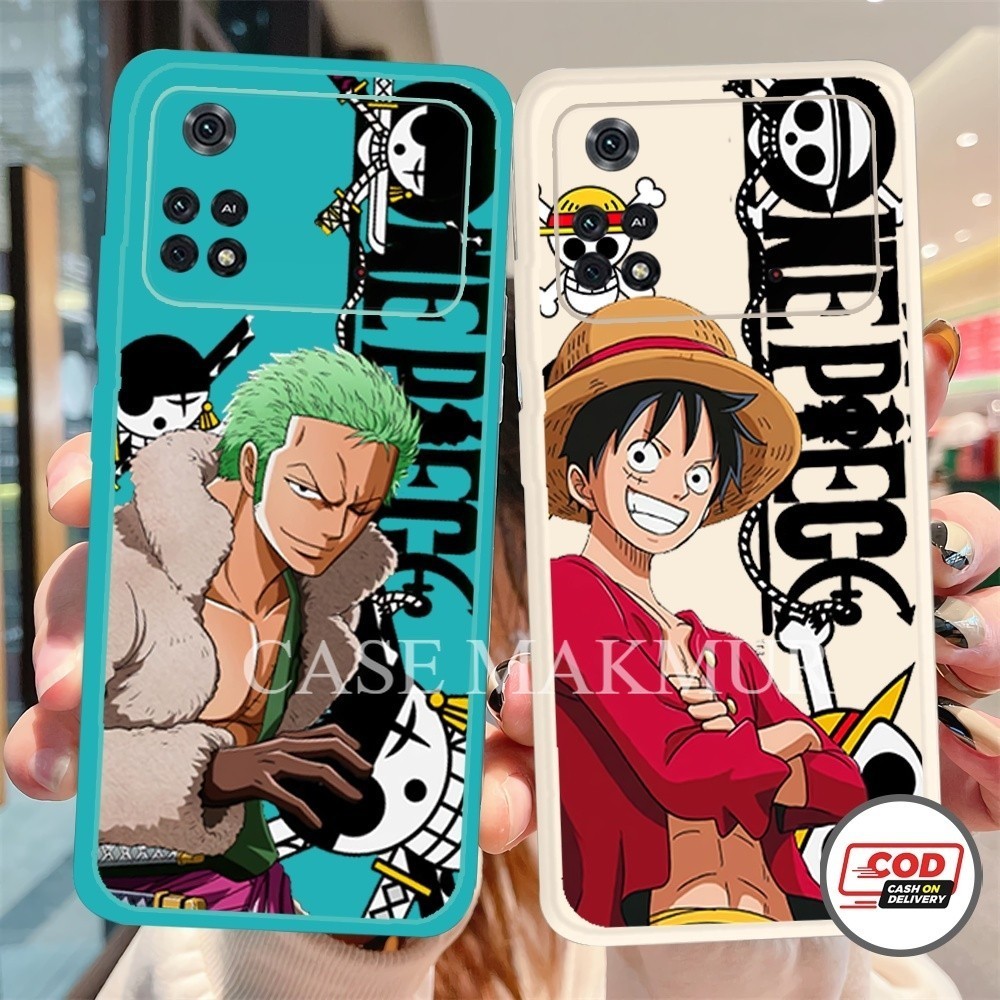 [FMM15] Xiaomi Poco M4 Pro 4g เคสซิลิโคน Anime Motif 0ne P1ece กันชน Softcase Tpu กันกระแทก