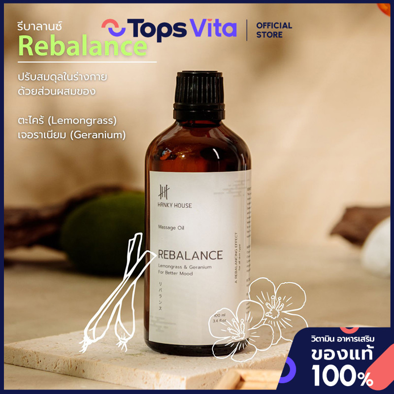 [Pre-Order] HANKY HOUSE แฮงกี้ เฮาส์ น้ำมันนวด 100มล.