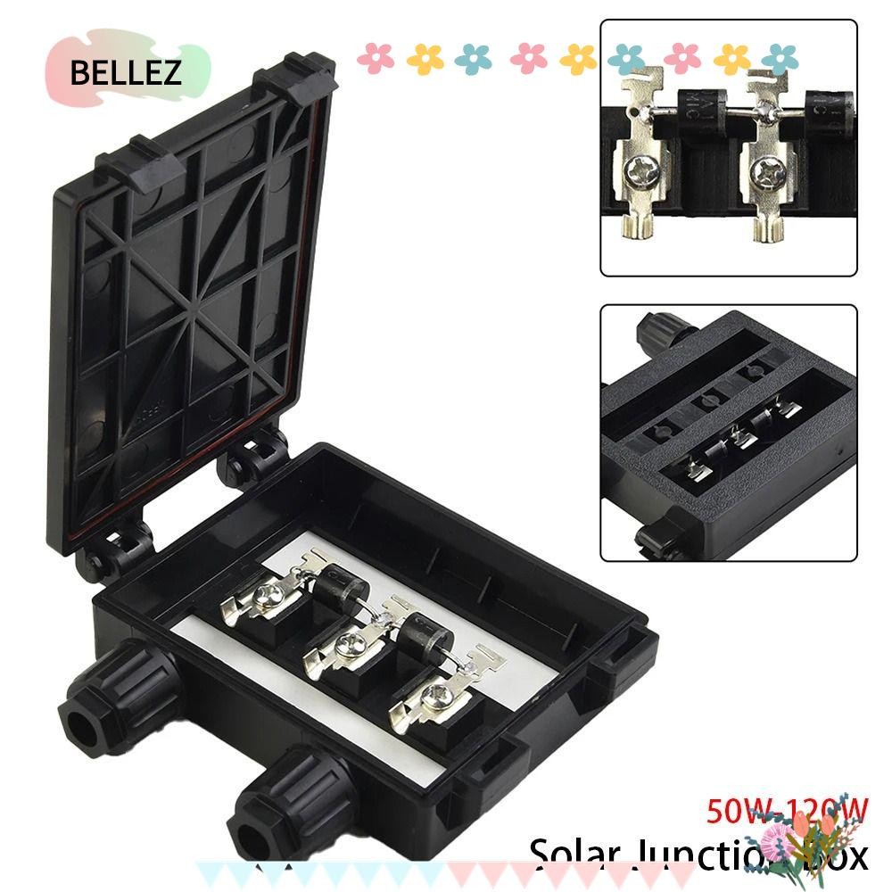 BELLEZ 1 ชิ้นกล่อง, 50 W-120 W 6A เครื่องมือทดสอบไฟฟ้า PV โมดูลกล่อง, IP65 กันน้ําสําหรับ 6.5A แผงสา