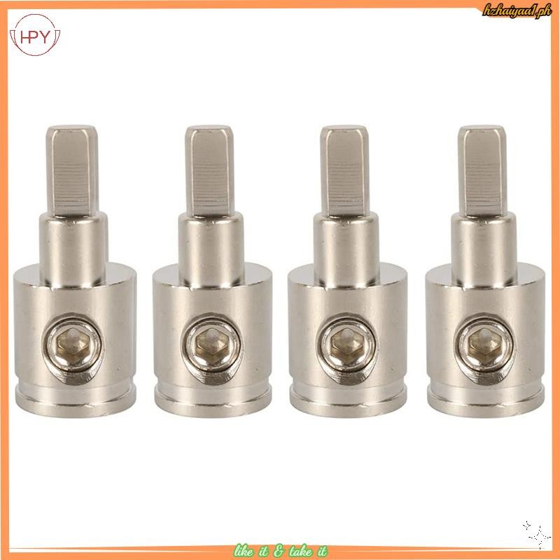 hzhaiyaa1.phAmp Input REDUCER 0 Gauge 4 Gauge Wire REDUCER Power/Ground GA อะแดปเตอร์ทองเหลืองชุบนิก