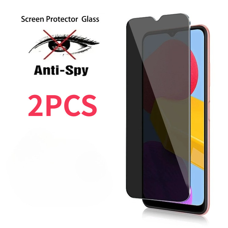 ป้องกันการระเบิด 2 ชิ้น‌ กระจกนิรภัยสําหรับ Cubot P90 P80 P60 P50 HD และ Anti Spy ความเป็นส่วนตัวป้อ