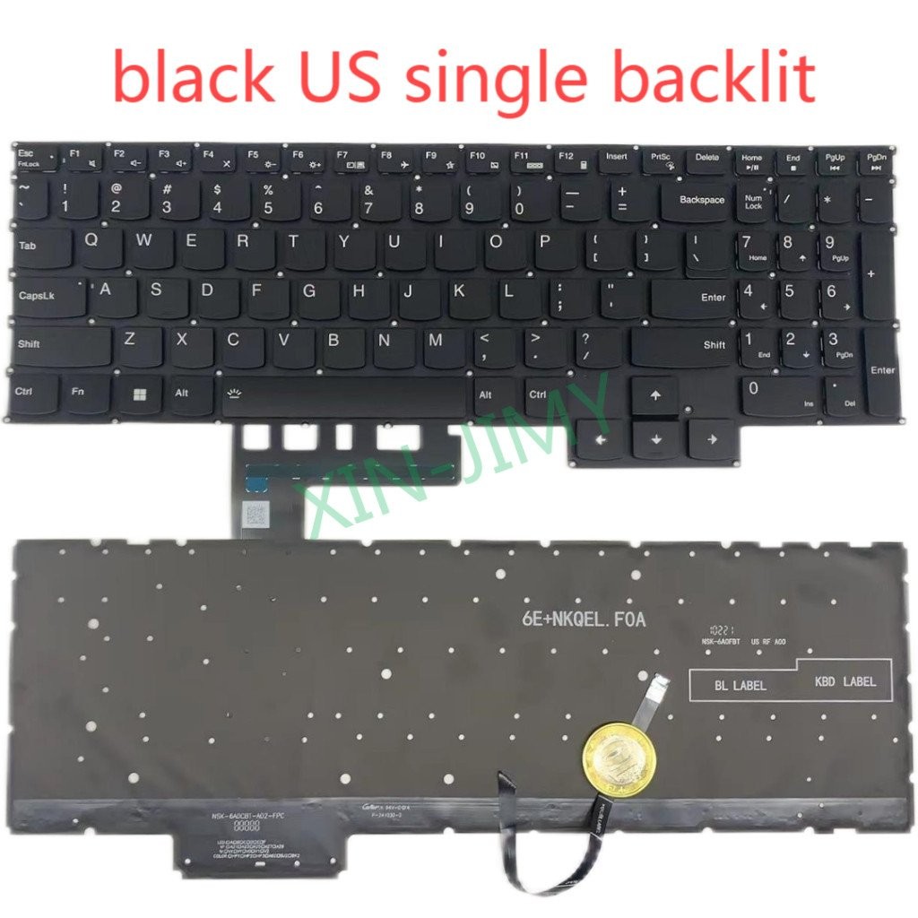 เหมาะสําหรับ Lenovo Legion R7000 ARP8 APH9, 83EF, Legion 5 15ARP8 15APH9 คีย์บอร์ด Backlight เค้าโคร