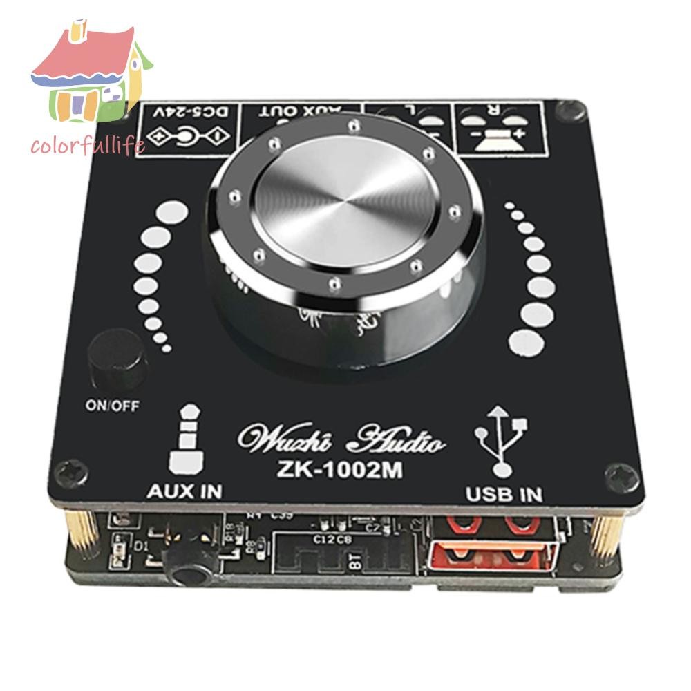 ✿อ้างอิง✿คุณภาพสูง ZK-1002M 2x100W BT 5.0 HIFI เครื่องขยายเสียงสเตอริโอโรงละคร AUX Amp