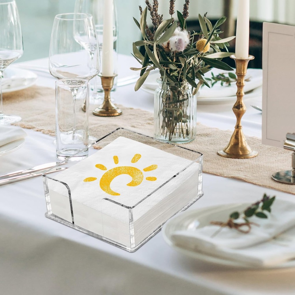 ที่ใส่ผ้าเช็ดปากสําหรับโต๊ะเหมาะสําหรับห้องครัวร้านอาหารและใช้กลางแจ้งที่ใส่ผ้าเช็ดปากกระดาษค็อกเทลท