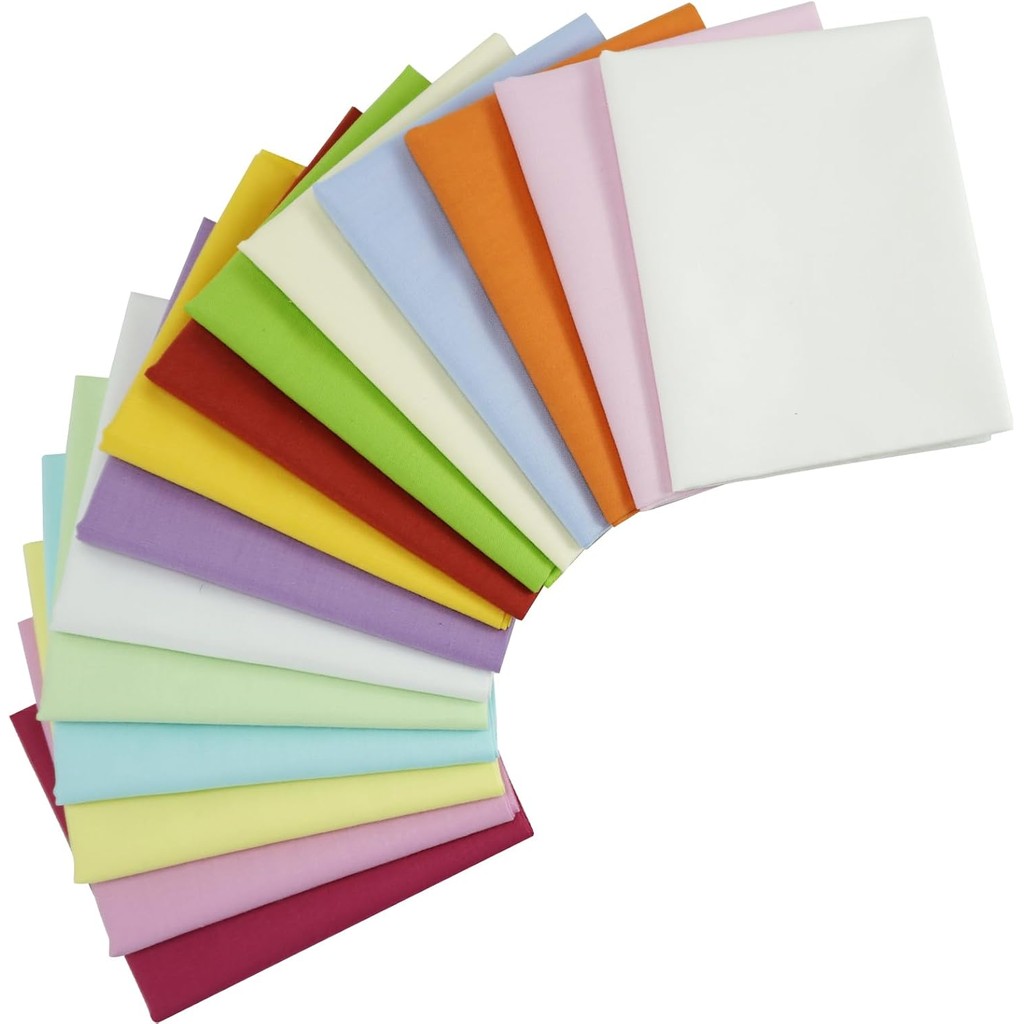 15 ชิ้น 18" x 22"(46 * 56 ซม.) Precut Fat Quarters ผ้าฝ้ายผ้า Bundle ผ้าควิลท์สําหรับเย็บผ้าและ DIY 
