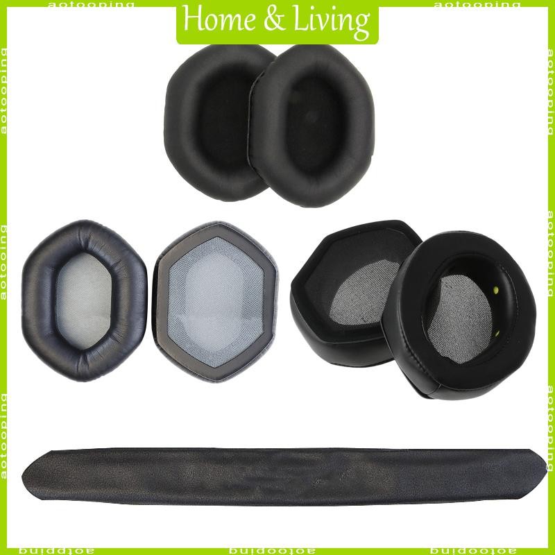 AOTOO แผ่นรองหูฟังเบาะรองนั่งสําหรับ V-Moda Crossfade 2 M-100 ที่คาดผม