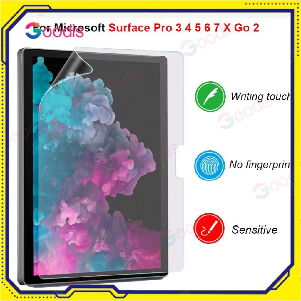ฟิล์มกระดาษ Paperlike Film วาดเขียน สำหรับ Microsoft Surface Pro 12 8 9 10 11 7+ 7 6 5 4 Go 2 3 ฟิล์มกันรอย เนื้อกระดาษ