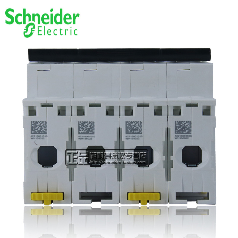 [ของแท้ดั้งเดิม] Schneider Circuit Breaker IC65N 4P C50A เปิด A9F18450
