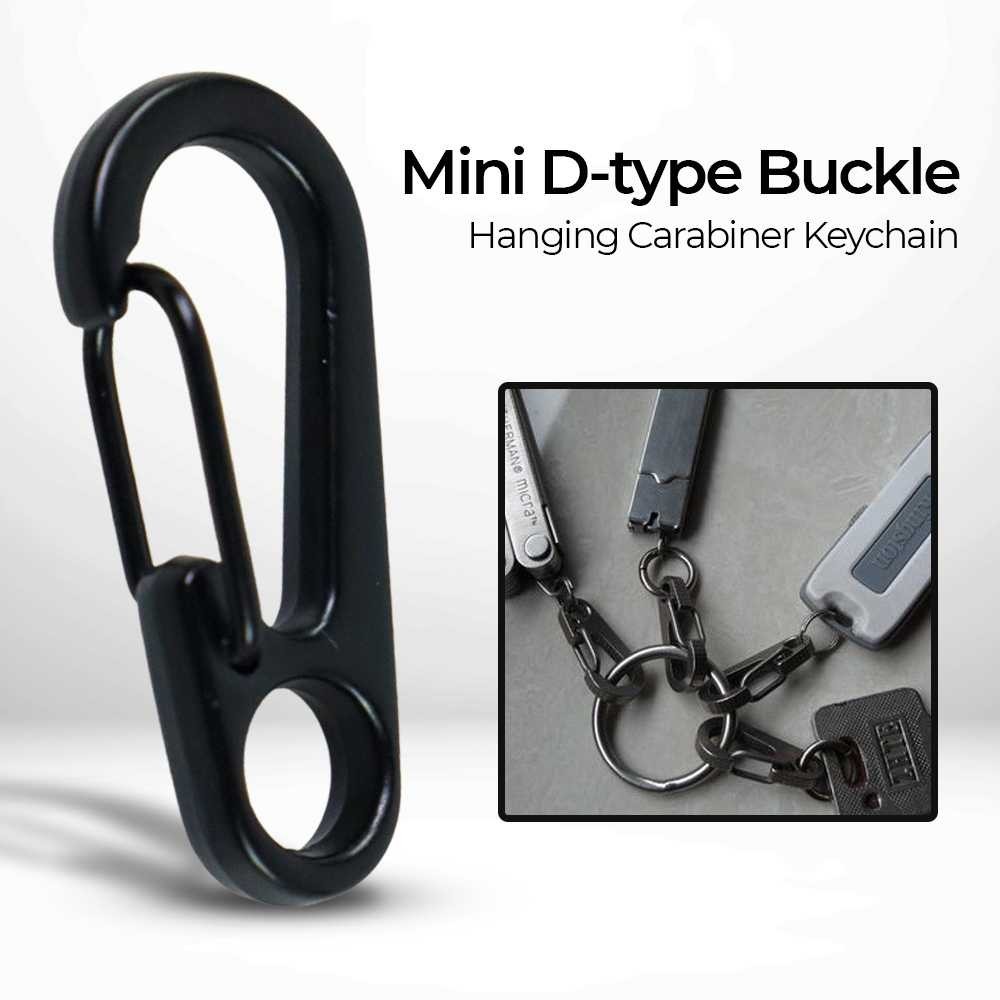 Mini D-type Carabiner สําหรับแขวนกุญแจหรือสิ่งของอื่นๆ - B36