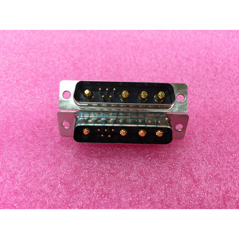 High Current D-SUB Connector FM9W4 ชายหัวเชื่อมลวดประเภทตรง Pin 5+4 DB ประเภท 30A
