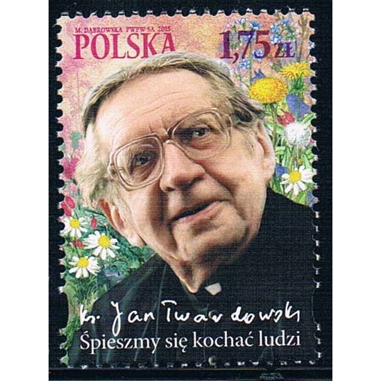 P D0504 Poland 2015 Poet Twaldovsky 1 แสตมป์ต่างประเทศใหม่เอี่ยม 07005