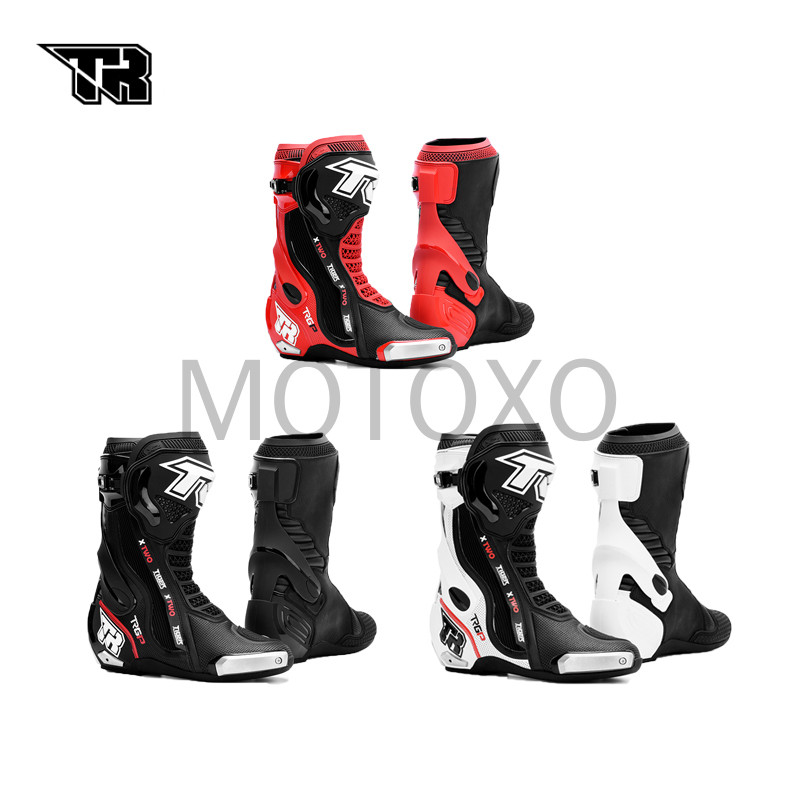 TR X2  รองเท้าขี่รถจักรยานยนต์ รองเท้าแข่งรถจักรยานยนต์ รองเท้าแข่งรถจักรยานยนต์ รองเท้าแข่งรถจักรยานยนต์ รองเท้าแข่งรถจักรยานยนต์