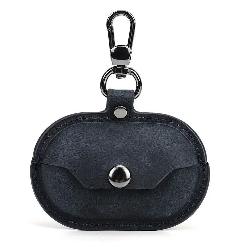 ของแท้หนังสําหรับ Sony Ambie เสียง Earcuffs กันกระแทกสําหรับ Sony หูฟังกล่องชาร์จ Retro กรณี