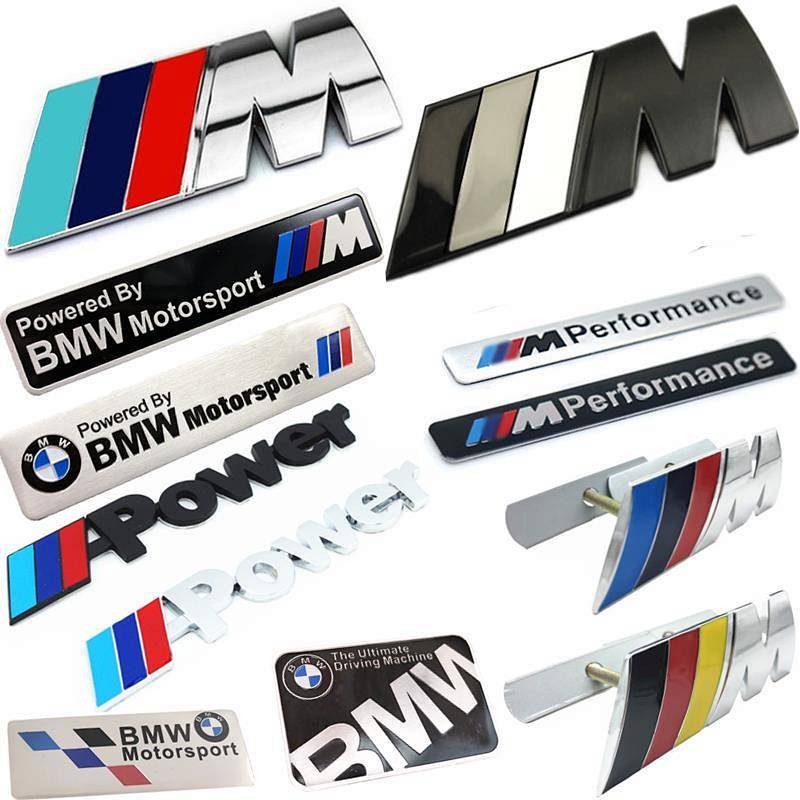 BMW M Standard Fender Side Seam Label Modified 1/3 Series 5 Series 7 Series X1x3x6 Auto Logos Heelpi