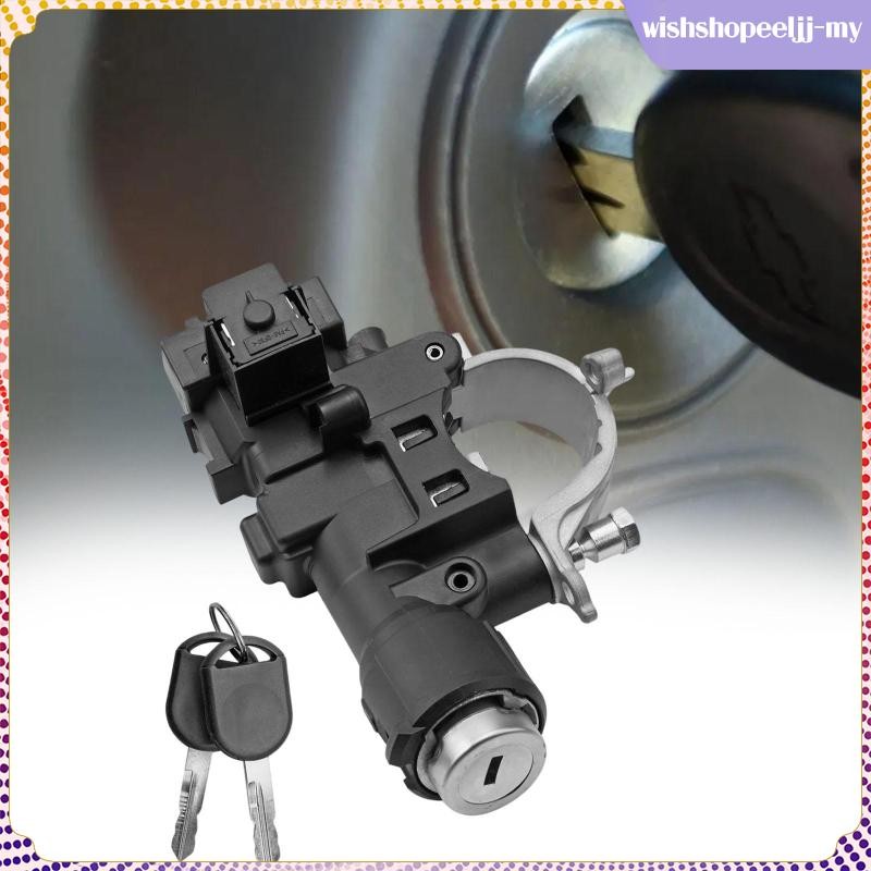 [WishshopeeljjMY] ชุดกระบอกล็อคจุดระเบิดพร้อมการเปลี่ยน 2 ปุ่ม 9L8Z-3511-a Zzcb66160 สําหรับ Ford Es