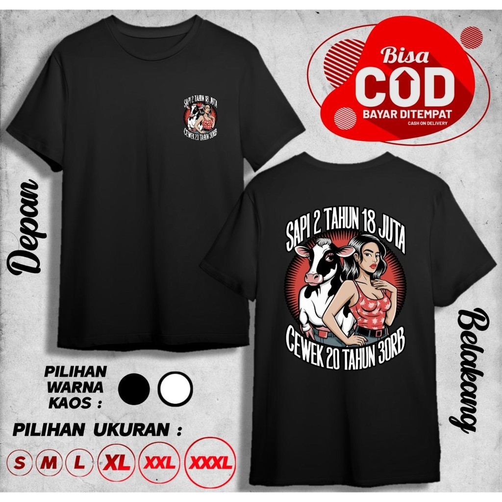 MOCHI COW เสื้อยืด 2 ปี 18 MILLION GIRLS 20 ปี 300K DB